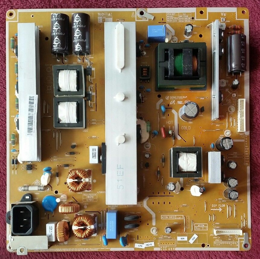 SAMSUNG POWER SUPPLY BOARD BN44-00510B BN44-00510C SAMSUNG POWER SUPPLY BOARD BN44-00510B BN44-00510C